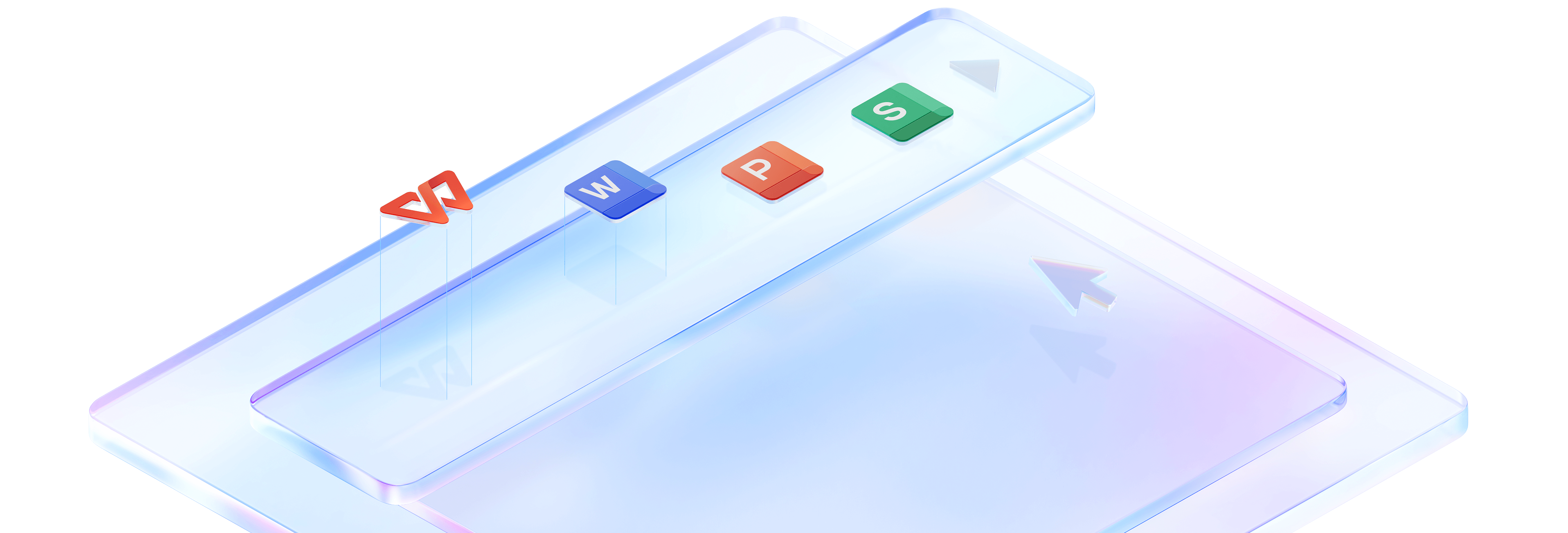 WPS AI 智能办公中心界面，展示 AI 写作、Excel 表格分析、PPT 一键生成与 PDF 智能问答功能